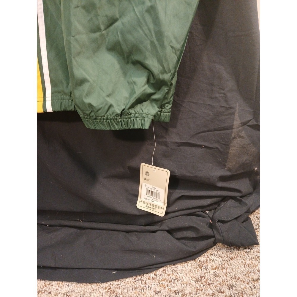 Oregon Ducks Jacket Mens XL Green Yellow NCAA Football Reebok Heisman New!! - Picture 3 of 9